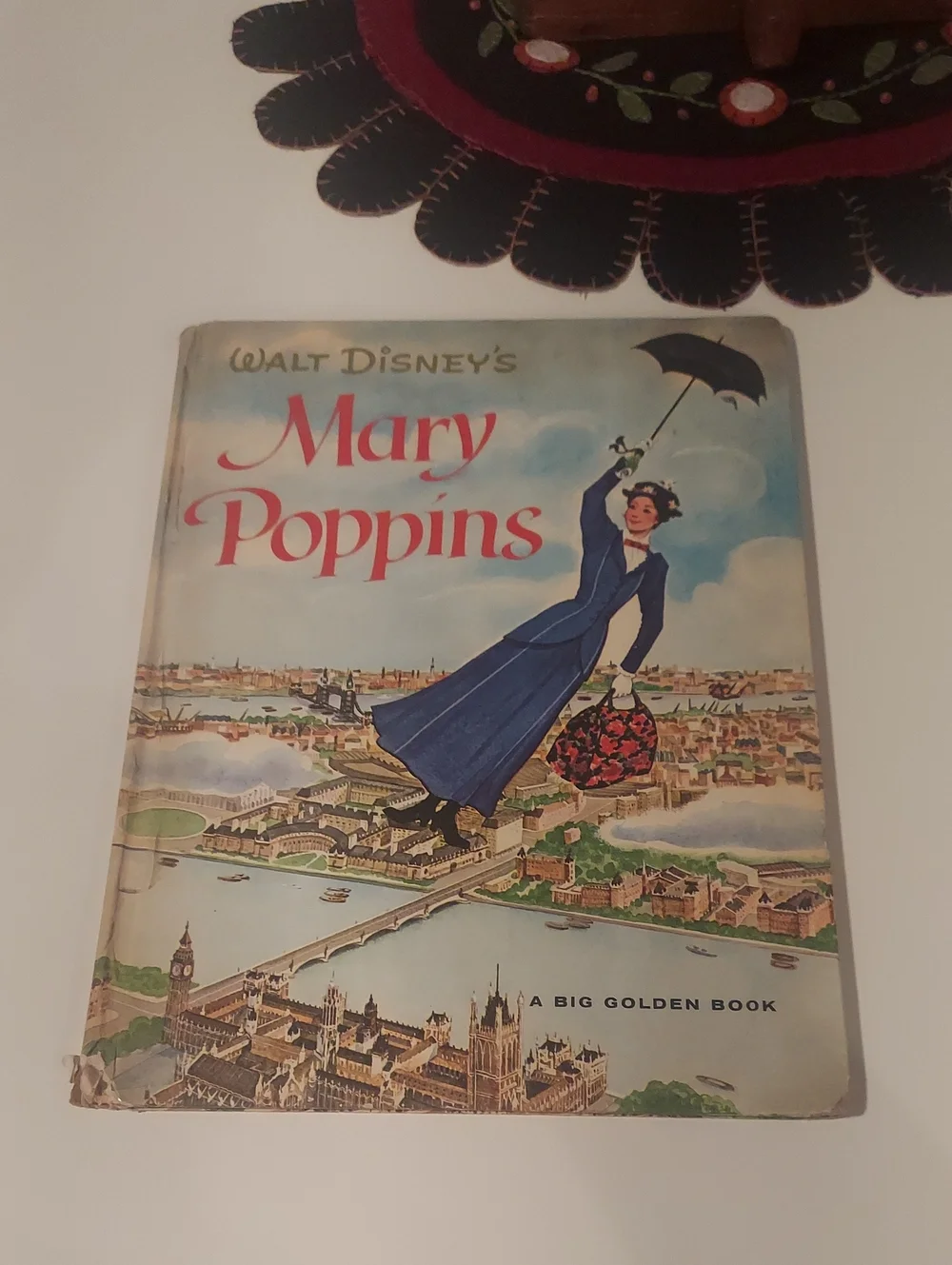 Walt Disney's Mary Poppins - A Big Golden Book - First Edition
